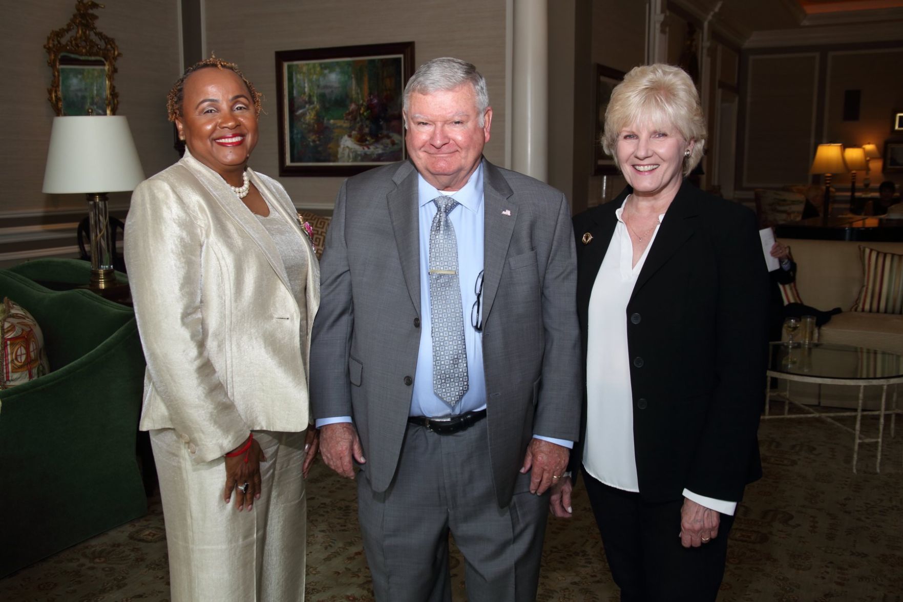 St. Louis City Police Dept Lt. Colonel Rochelle Jones, Al and Jeanne Rudolph